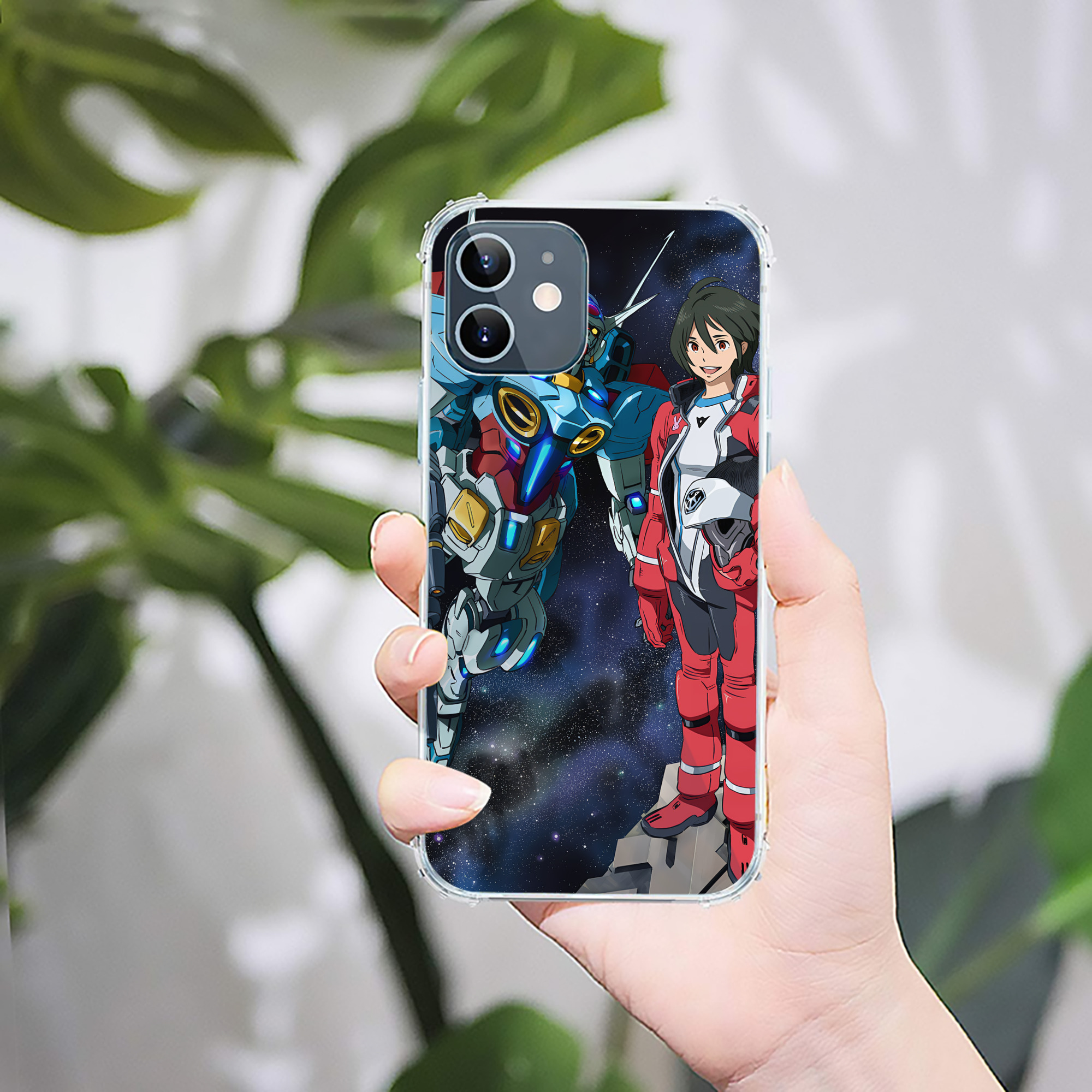 （画像用） 機動戦士ガンダム Mobile Suit Gundam 【iPhone 12シリーズ対応】透明スマホケース（クリアソフトケース）
